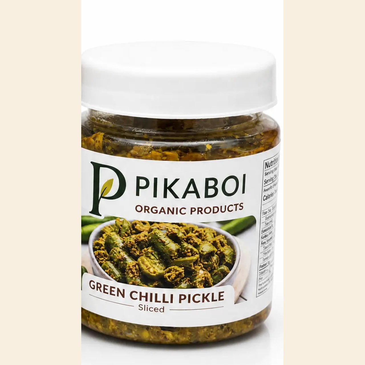 Green Chilli Pickle jar